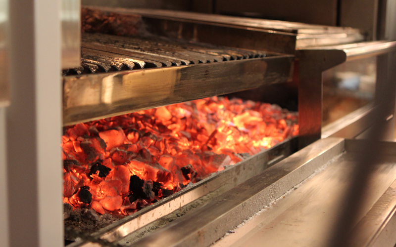 Commercial charcoal 2024 grill for restaurant